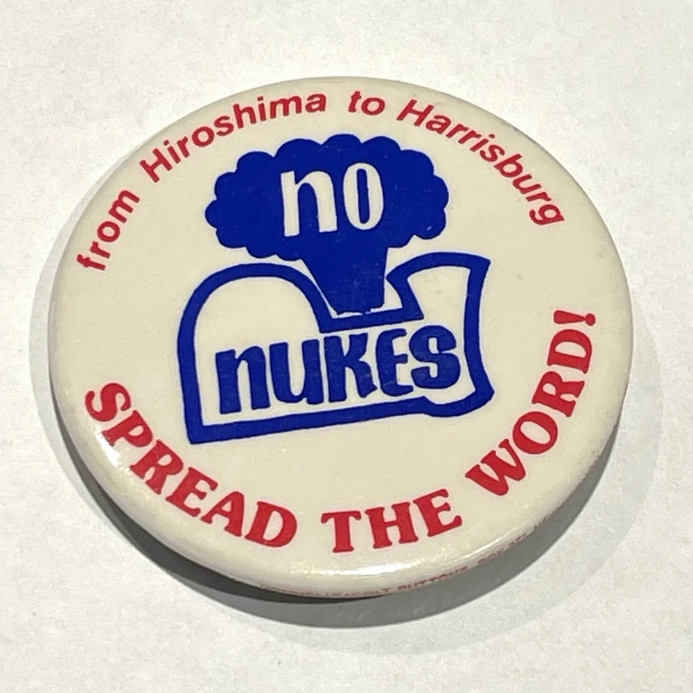 Vintage 1990s‎ Pin Lot Of 3 We Won’t Be Saddamized & Hiroshima No Nukes RARE HTF